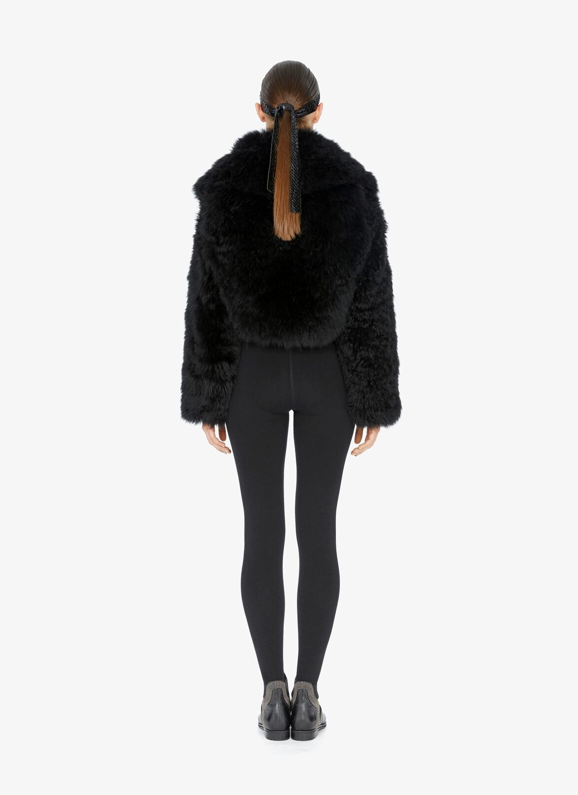 Cashmere Bolero Jacket
 ALAÏA BLACK CASHMERE BOLERO JACKET